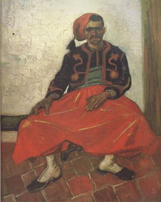 Vincent Van Gogh The Seated Zouave (nn04) oil painting image